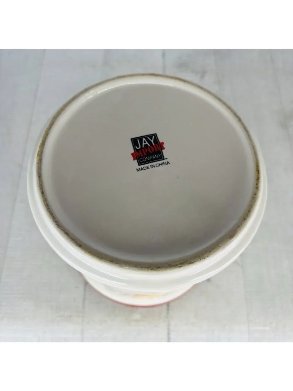 Jay Imports Corelle Coordinates ABUNDANCE Fruit Stoneware Large Lid Canister Jar
